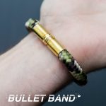 Bullet Band Camo | Armband mit 9mm Hülsen und Paracord