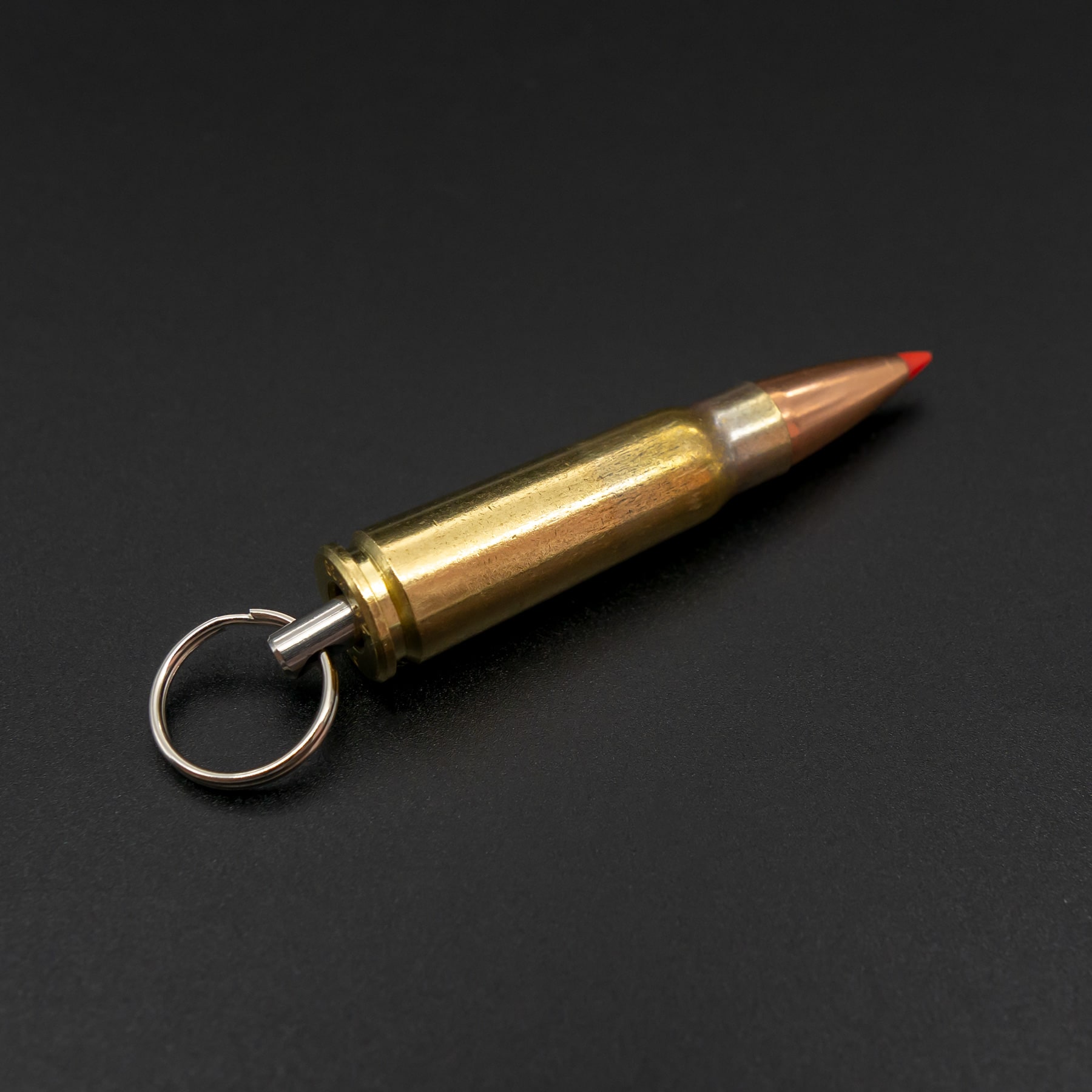 UdSSR Schlüsselanhänger Flaschenöffner Patrone AK-47 Munition 7,62×39 silber