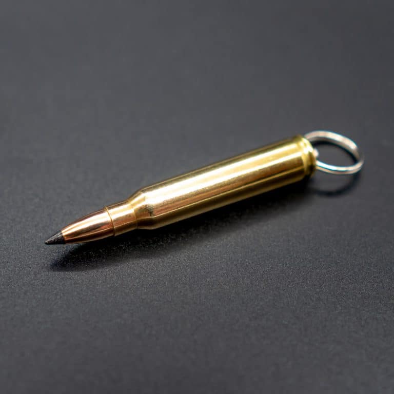 .223 Remington (5.56mm NATO) Patrone als Anhänger Ghost