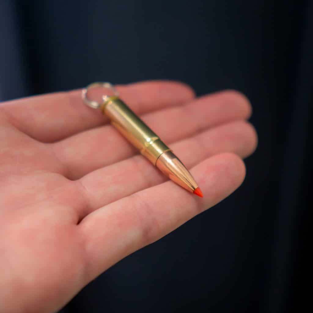 .300 AAC Blackout Patrone als Anhänger Red Spark