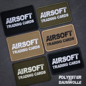 Airsoft-Trading-Cards-Patch-Baumwolle-Polyester