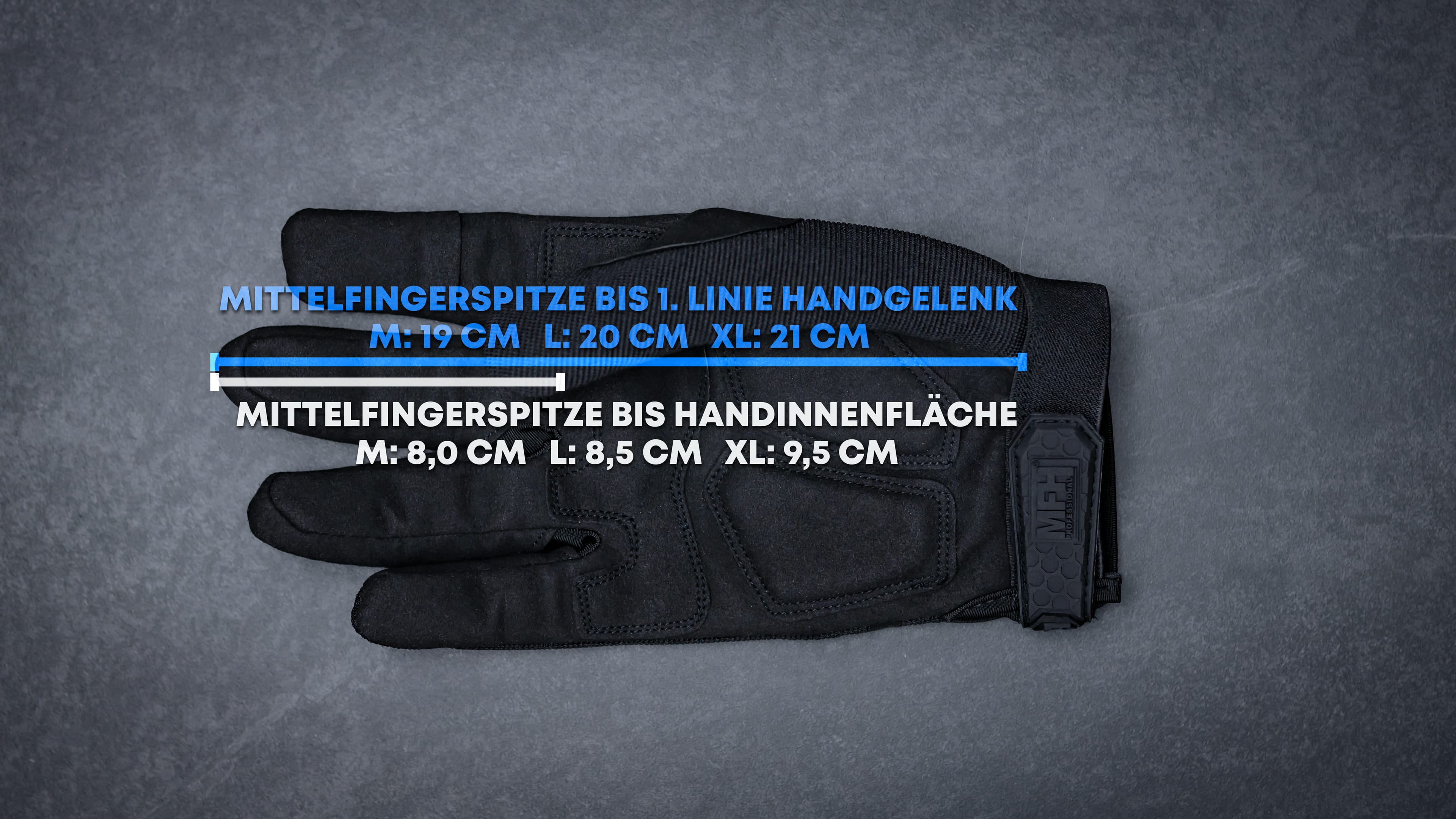 Airsoft-Handschuhe-Groessen