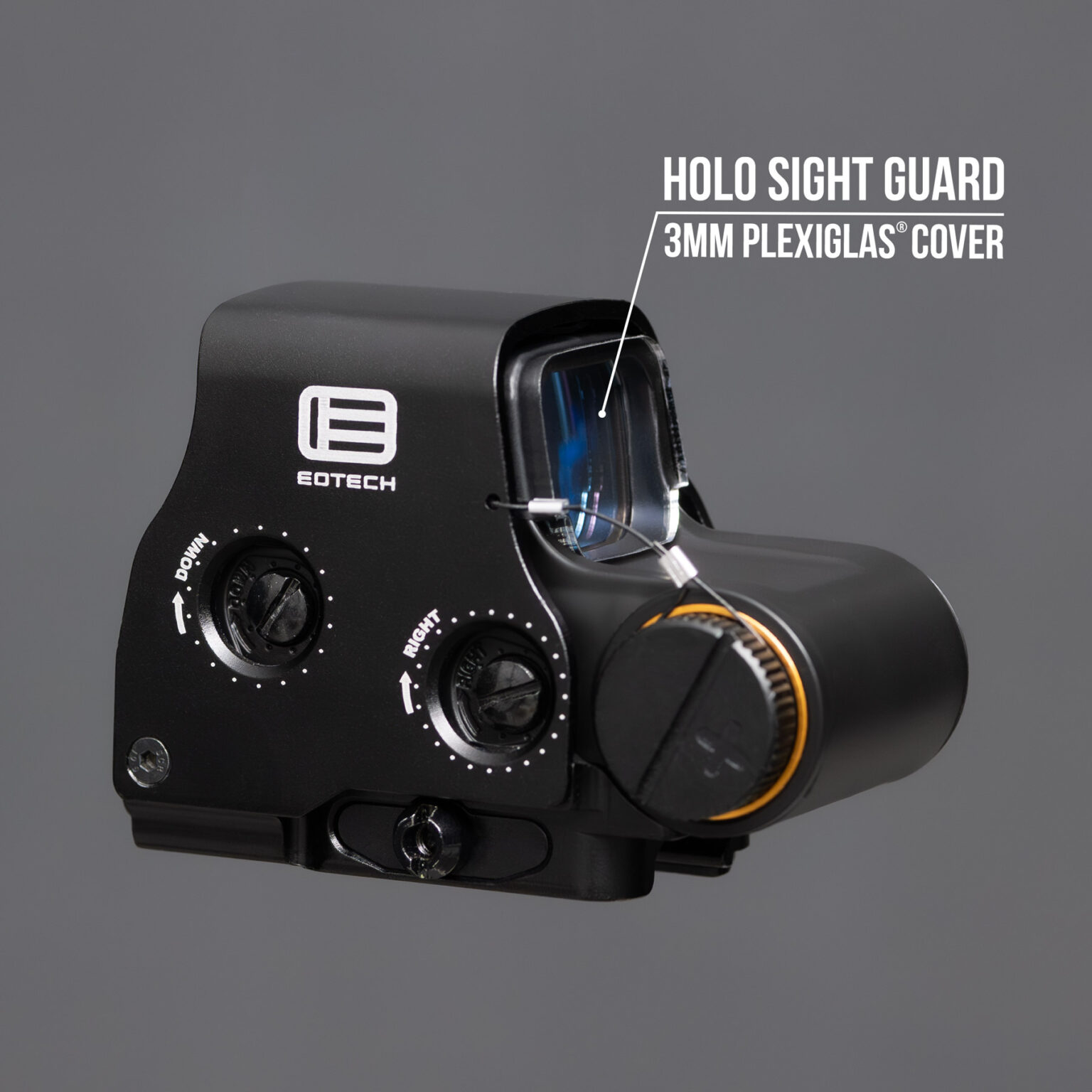 Holo Sight Guard aus PLEXIGLAS® Copper and Brass Airsoft Zubehör