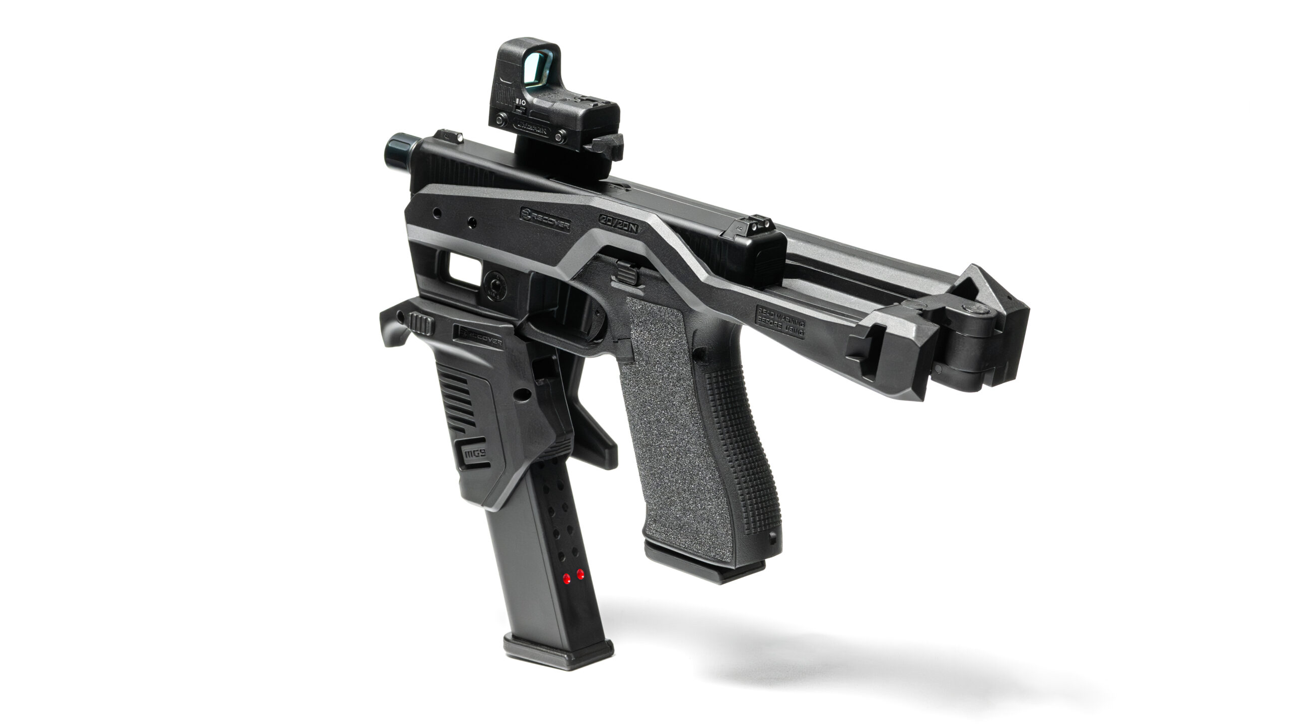 Recover-Tactical-2020-Glock-45-SandGrips-4K-Wallpaper