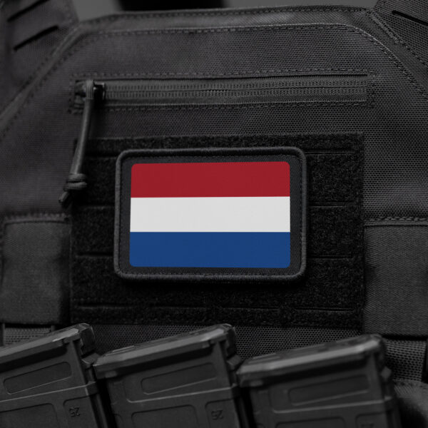 Netherlands-Flag-Patch-Black-Copper-and-Brass-Shop-Res